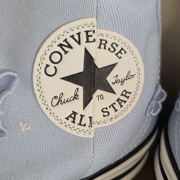 CONVERSE CHUCK 70 PLUS 3D FLOWERS LIMITED EDITION PLATFORM SHOES Women's 10.5 - Picture 3 of 8